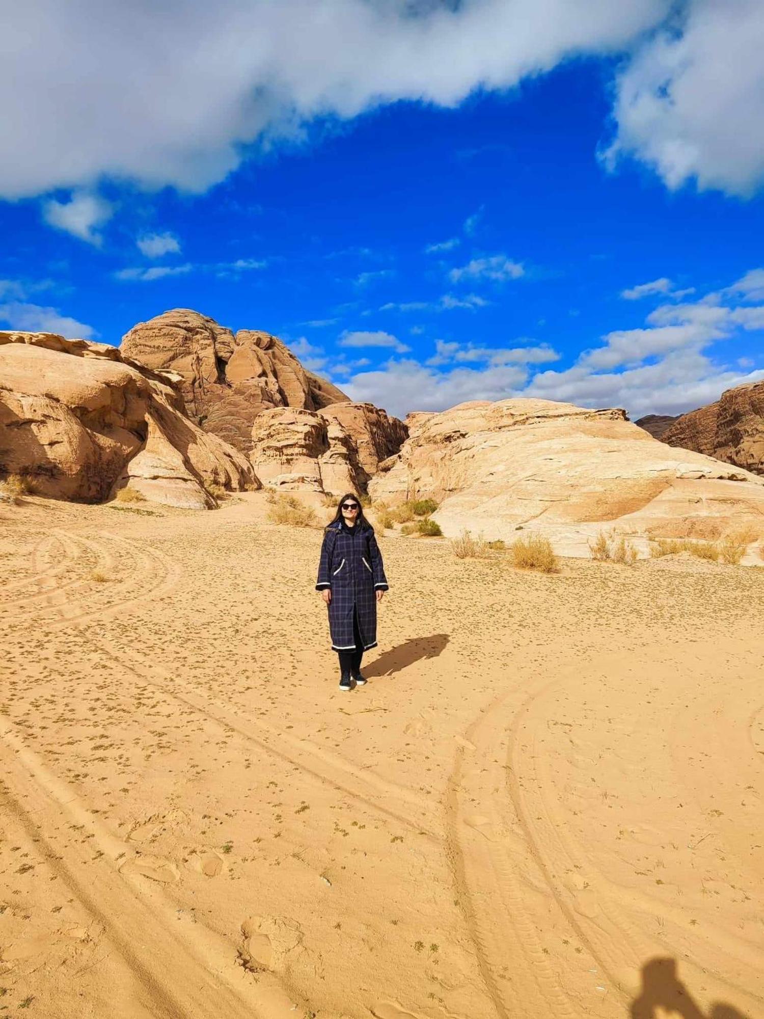 Отель Wadi Rum Nabatean Camp Экстерьер фото