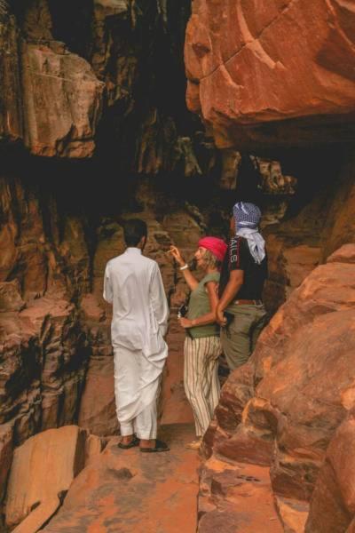 Отель Wadi Rum Nabatean Camp Экстерьер фото